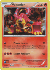 Volcanion - 25/114 - Cracked Ice Holo Promo - Gears of Fire Theme Deck Exclusive